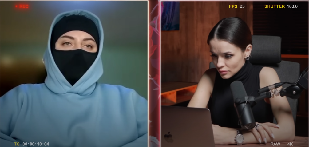 Фотография Алёны на интервью