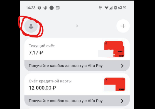 скриншот из приложения