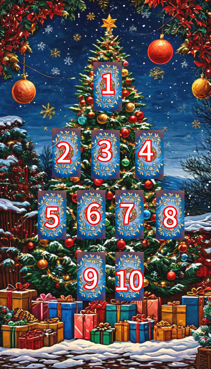 Расклад на грядущий год из 10 карт