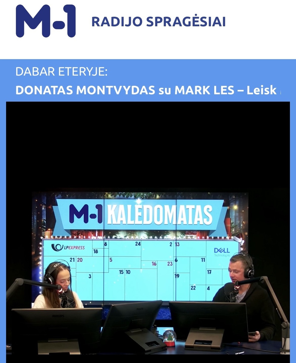 2. San Ant: M-1 Kalėdomatas (литовское радио). 