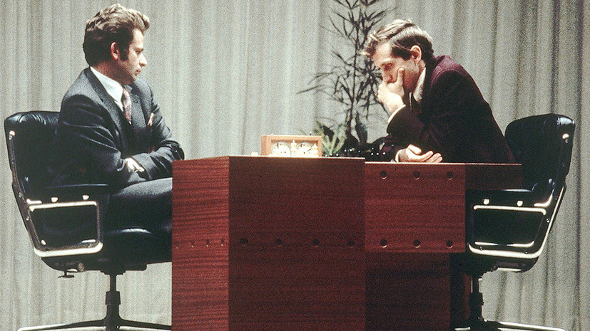Борис Спасский и Роберт Фишер.