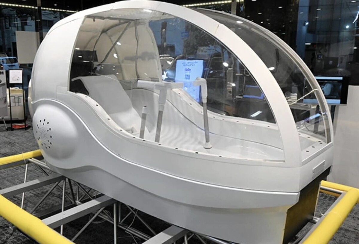    Фотография настоящей машины Mirai Ningen Sentakuki. Источник изображения: Kazuhito Suwa