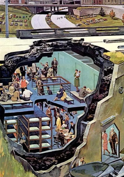 Общественное бомбоубежище 1962 года