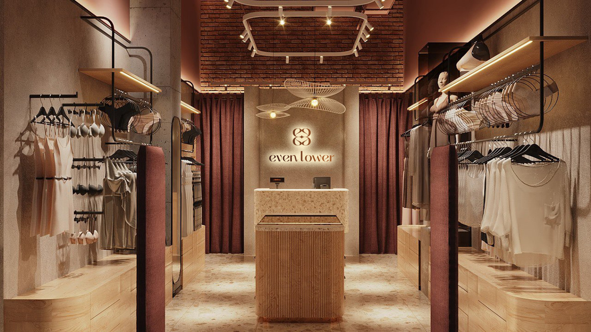 Дизайн интерьера магазина разработан студией Archiforma Татьяны Романовской