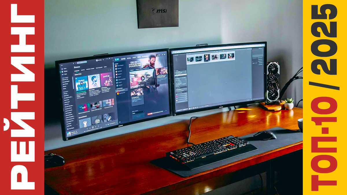 ТОП-10 Мониторов 2025 года: Рейтинг лучших моделей