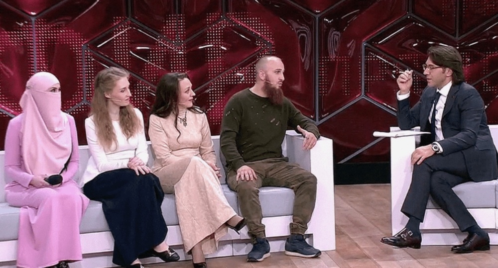 Скриншот ток-шоу на канале "Россия-1"