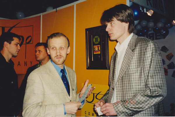    Андрей Маликов и Андрей Черкасов, 1998 год / Личный архив Андрея Маликова