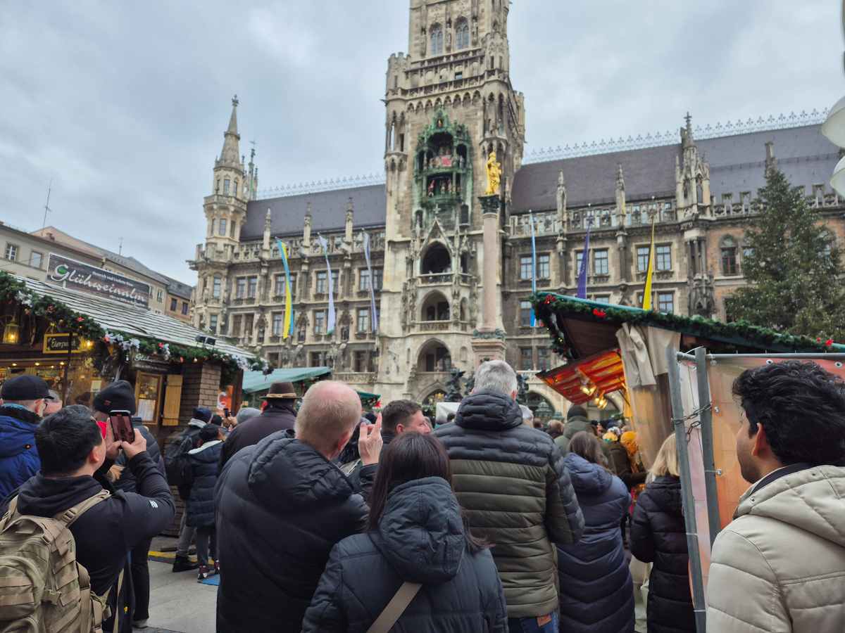 Мариенплац, декабрь 2024