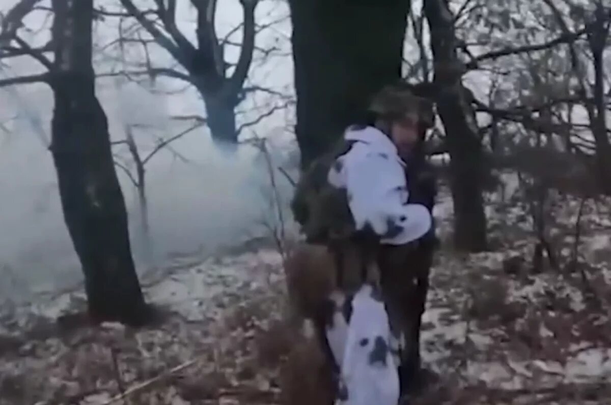    Российские десантники сняли от первого лица бой с ВСУ в Курской области