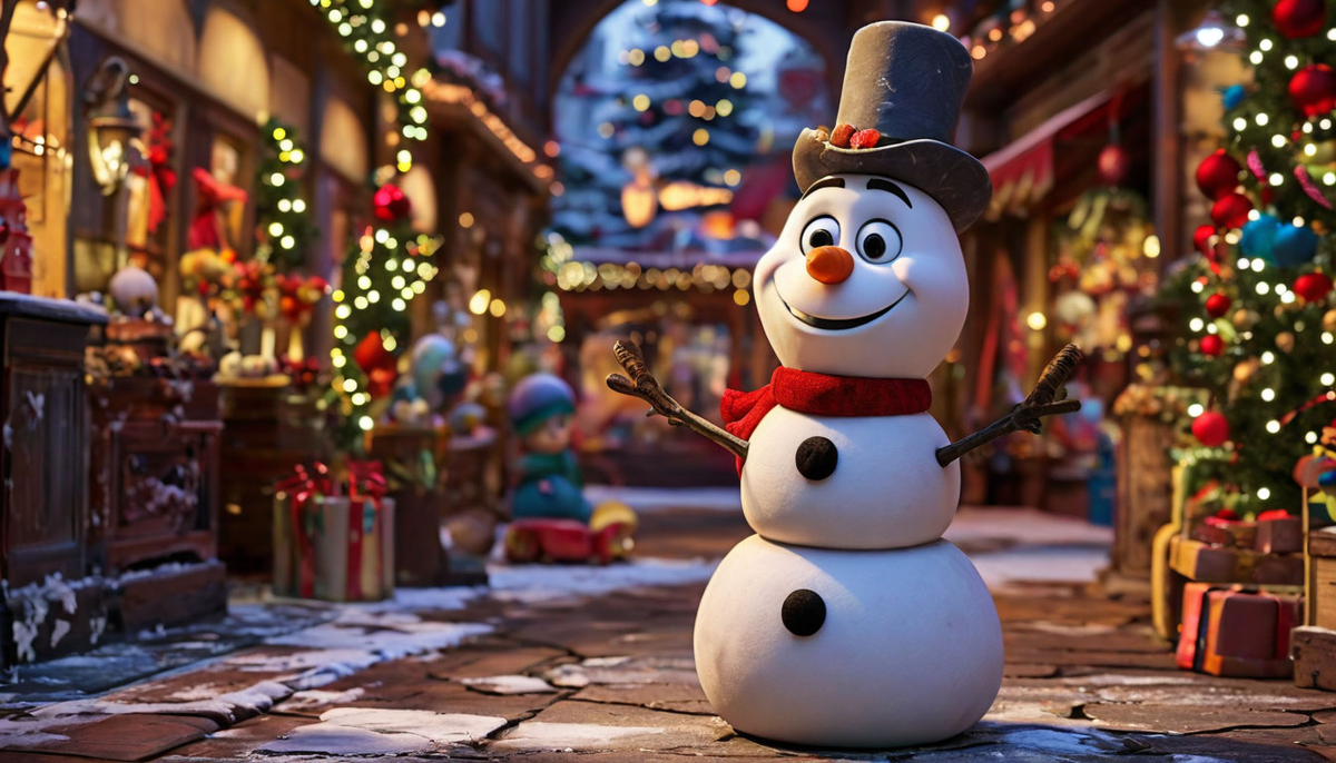 Старый добрый снеговик