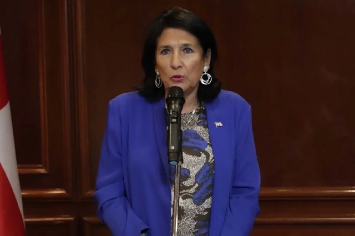    Зурабишвили впервые прокомментировала выборы президента Грузии