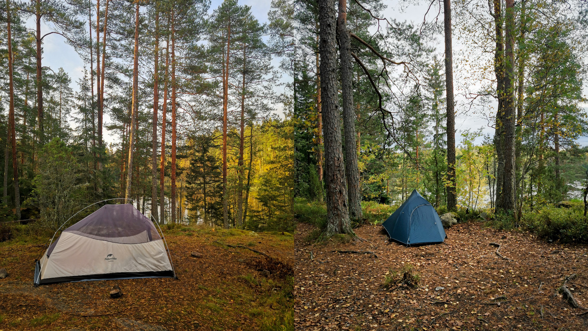 Палатка Naturehike Cloud Up 2. Приозерский район ЛО