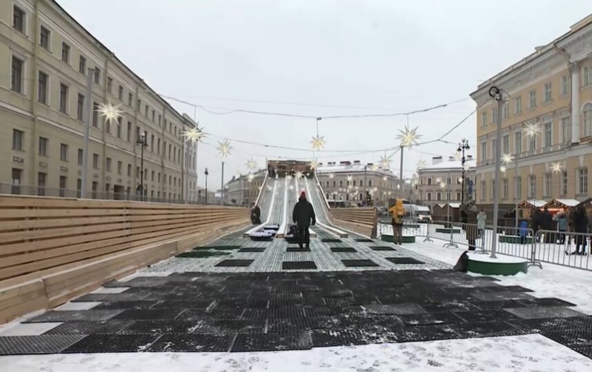    скриншот репортажа телеканала "Санкт-Петербург"