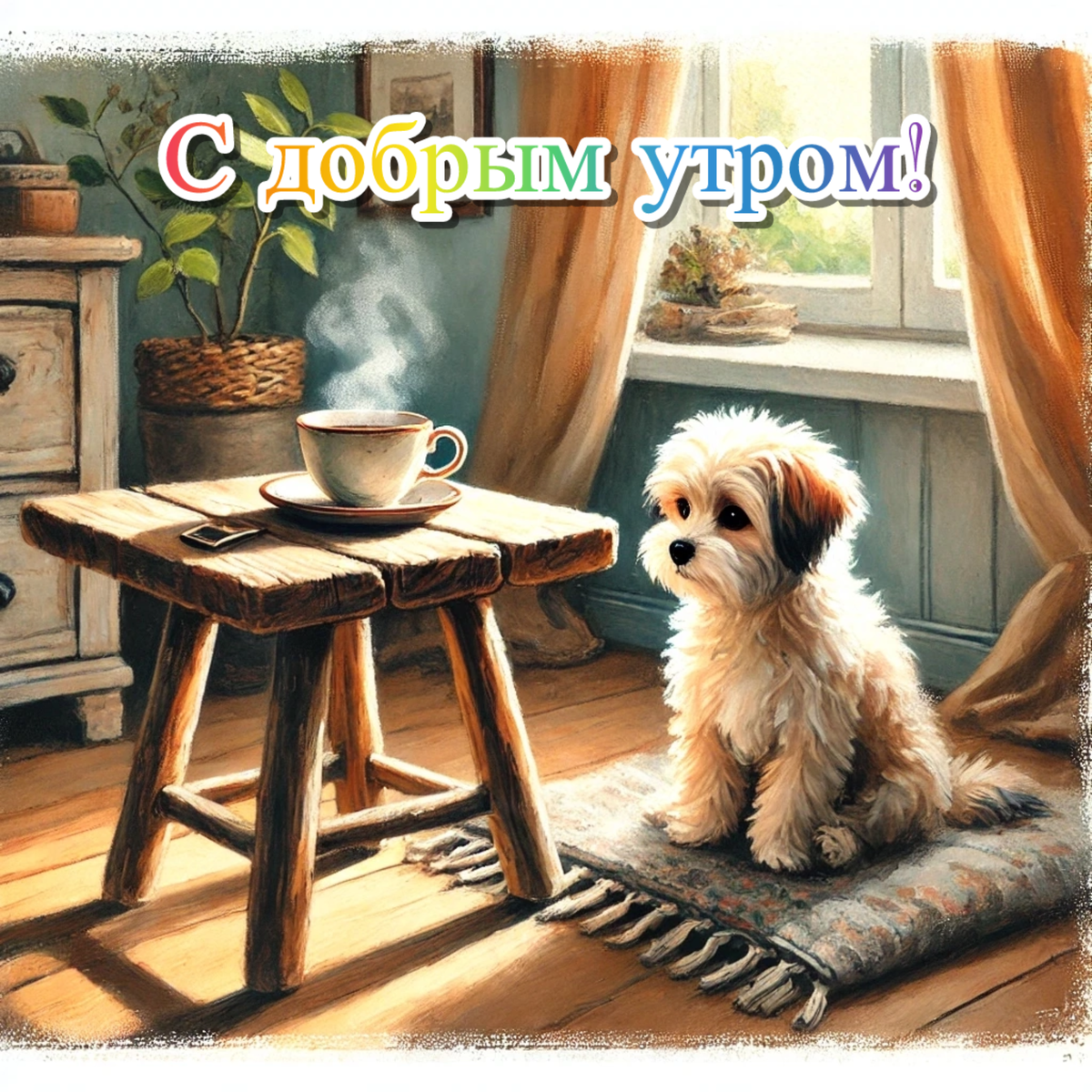 Красивые открытки "С добрым утром" для друзей и близких