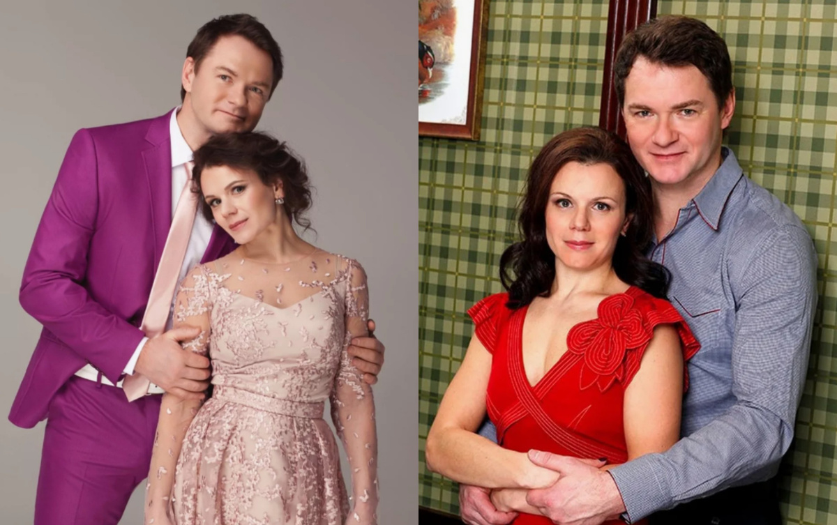 на фото Алексей тихонов и Мария Петрова