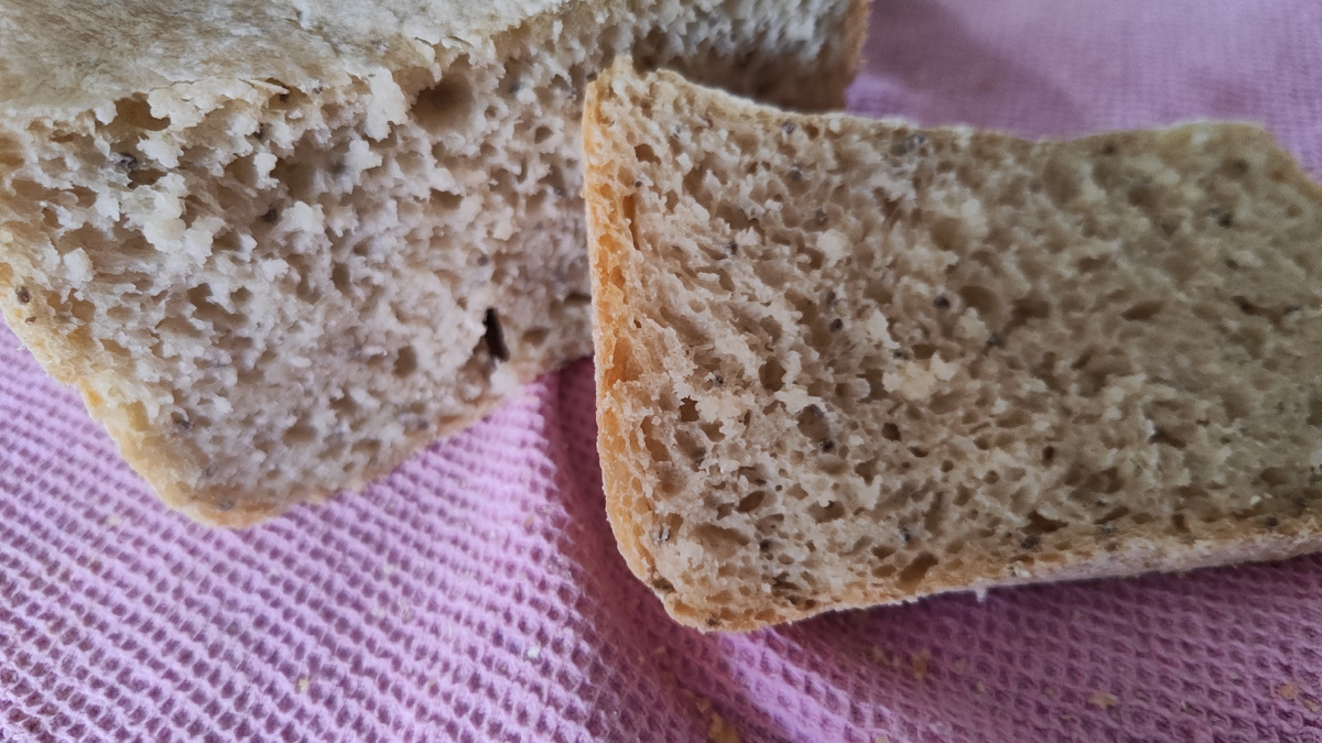 В разрезе наш хлебушек