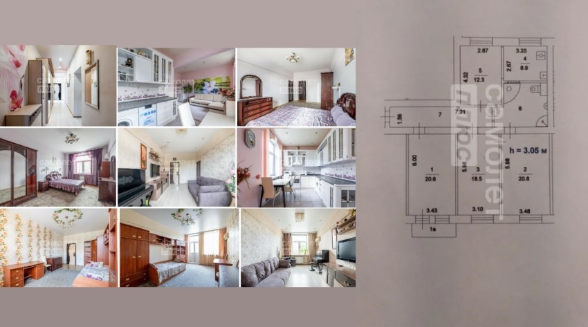 Фотографии комнат квартиры Тепляковых. Общий план квартиры /фото их доступного фонда Яндекс.Картинки/