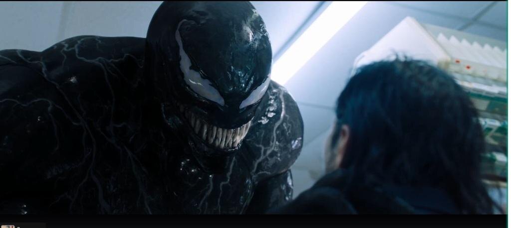 Примерно так всё и выглядело. Скриншот к/ф "Веном"