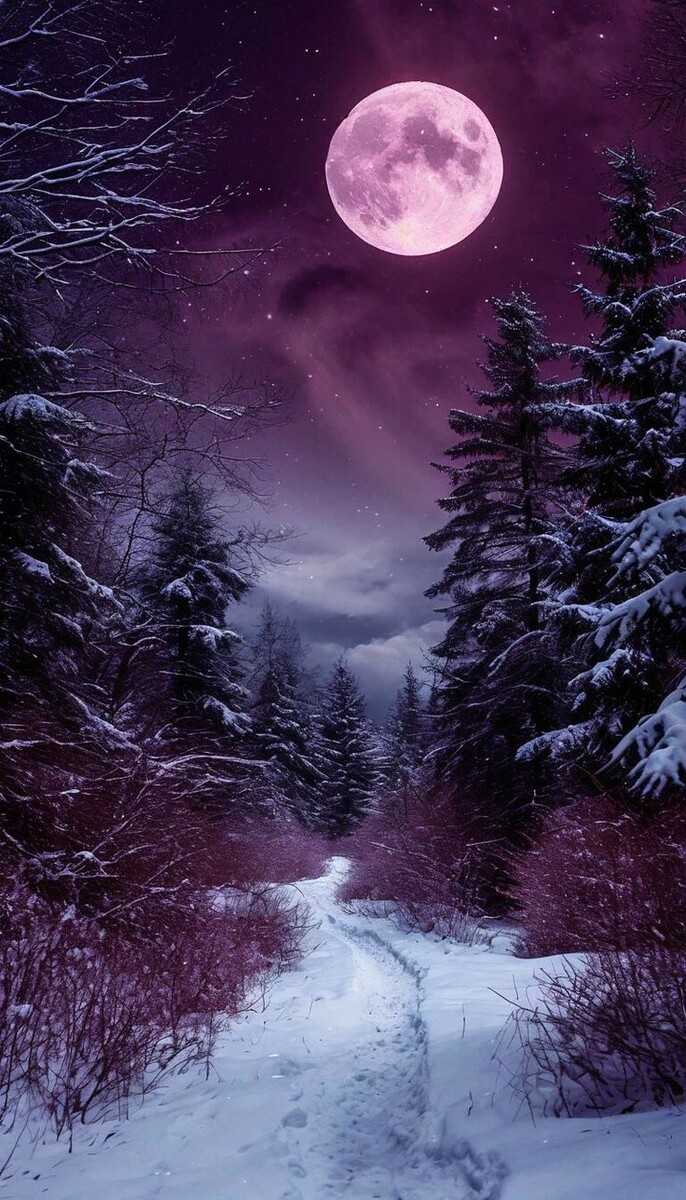 Холодная луна - последнее полнолуние 24 года