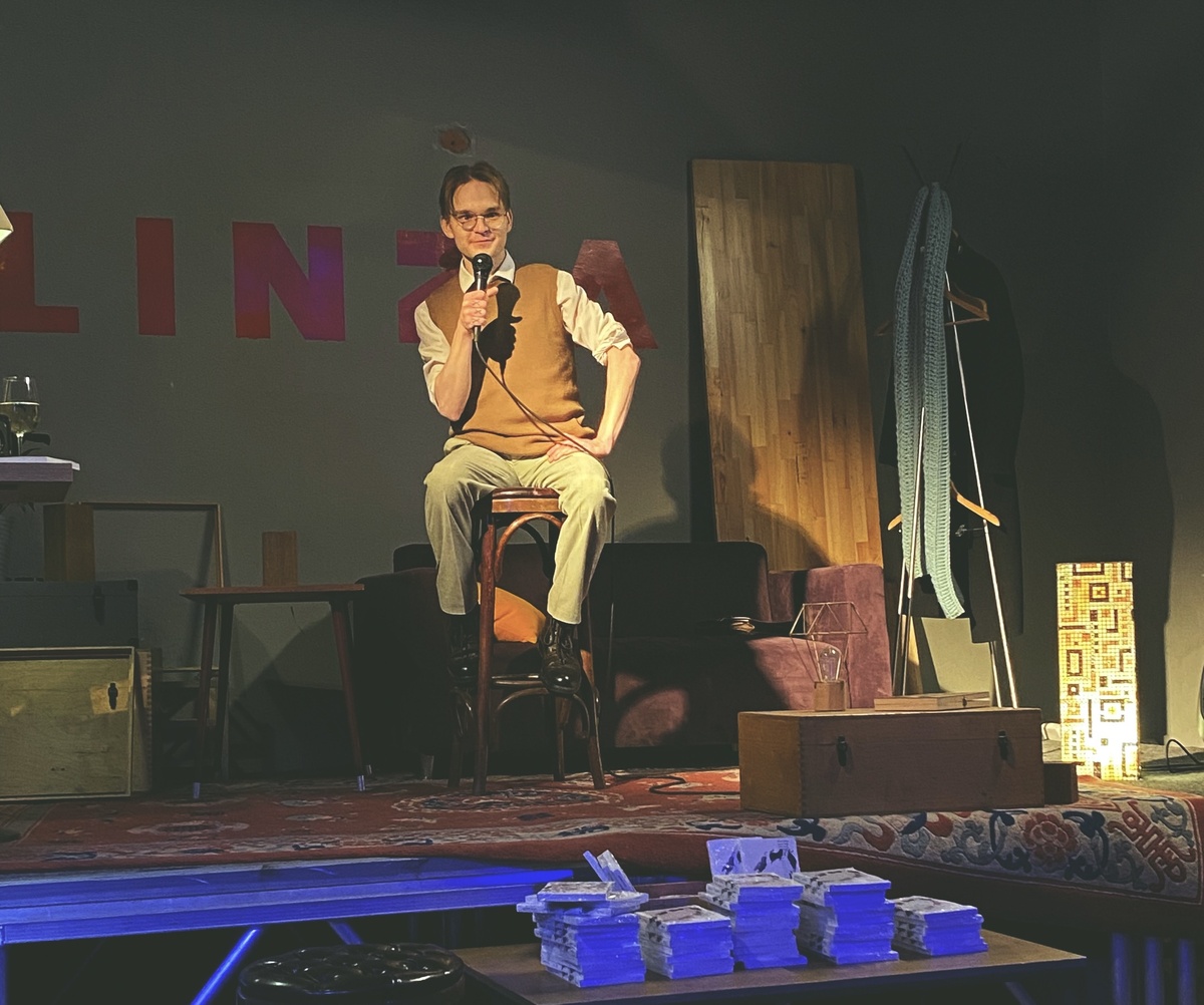 На презентации своей первой книги :)