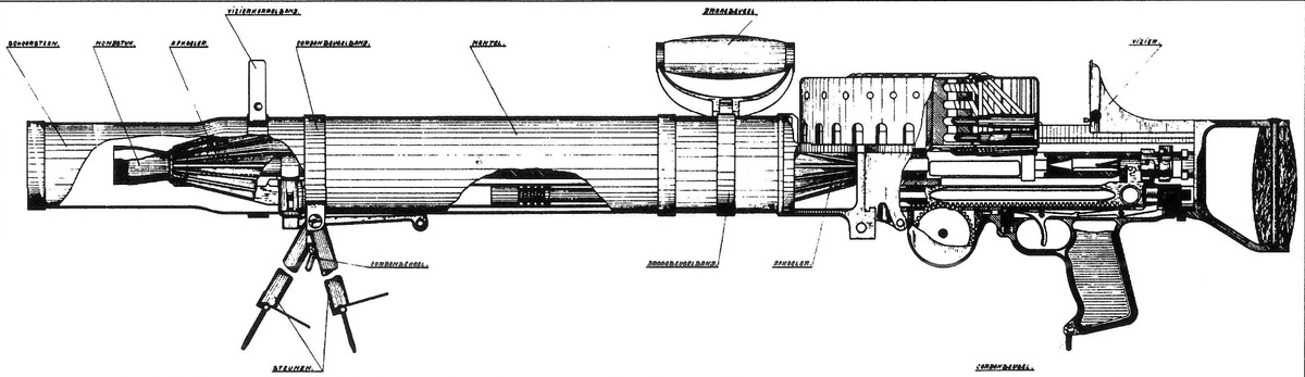 Чертёж раннего пехотного М. 20.