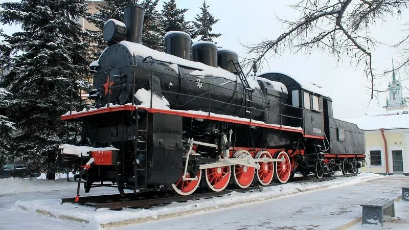Паровоз на станции Волховстрой-1. Взято с Яндекс.Картинки