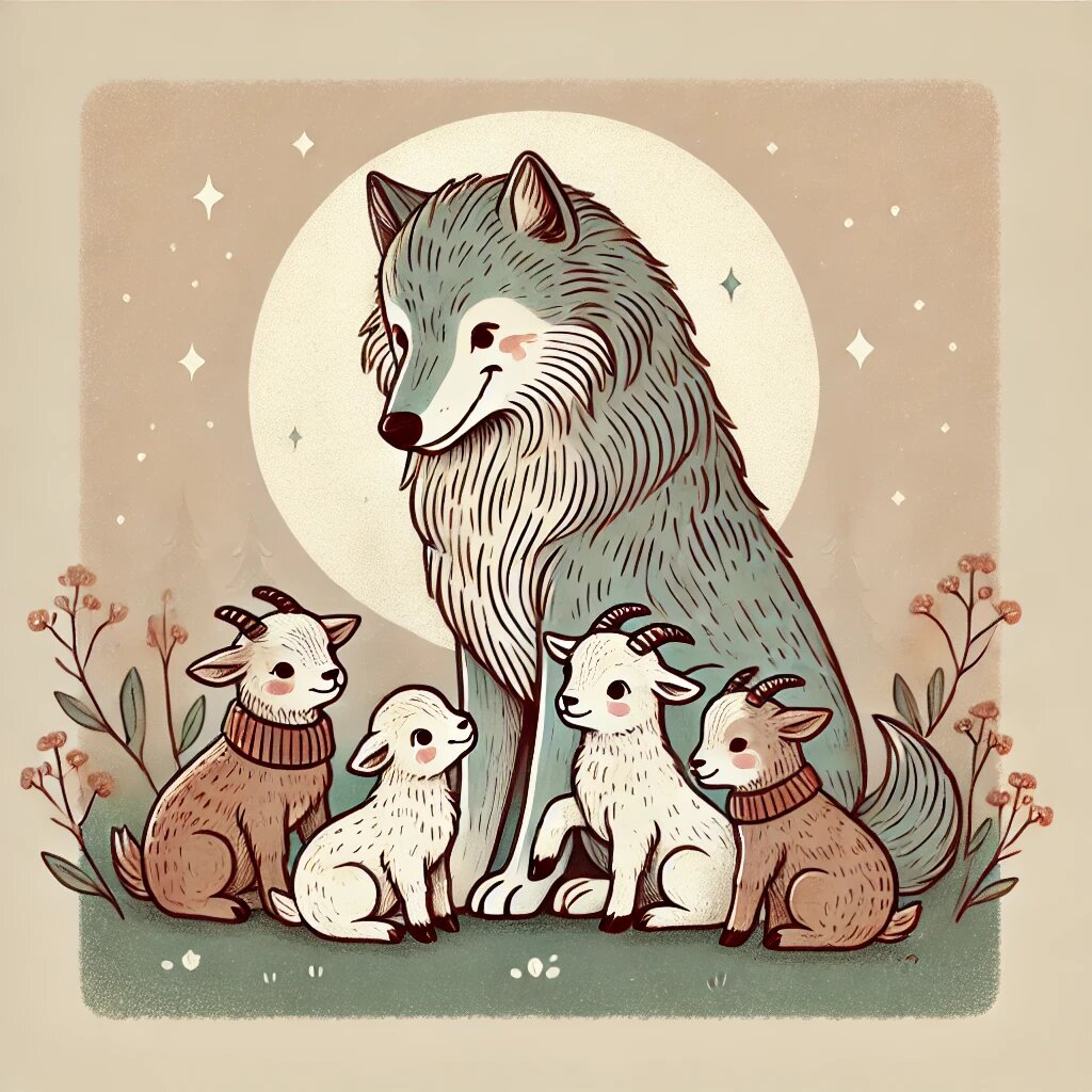 Волк, коза и семеро козлят