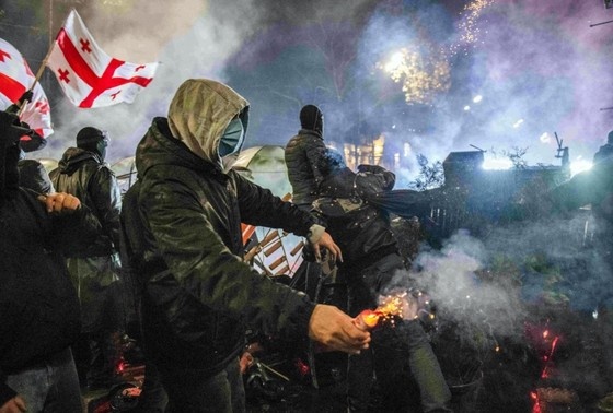    Антиправительственная акция протеста в Тбилиси