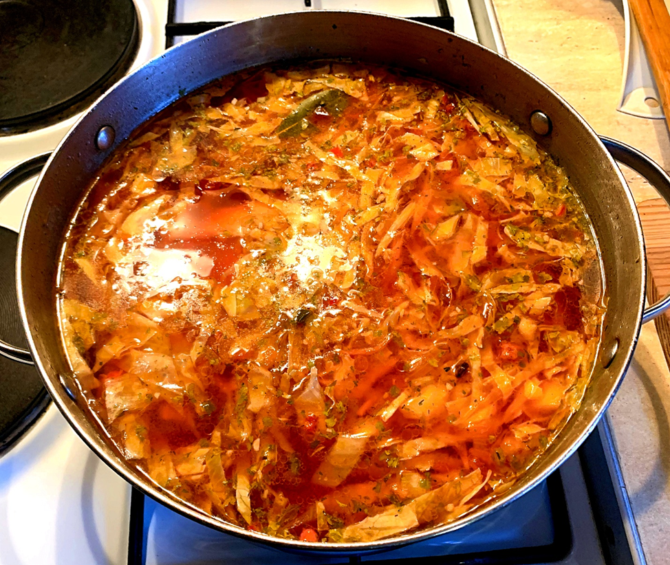 Борщ из нашей заготовки