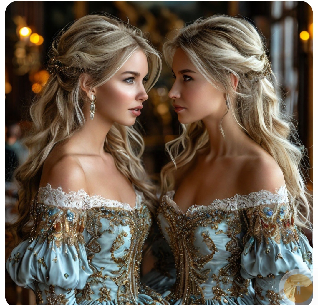 Лиза Собакина и Азил. Картинка создана нейросетью Шедеврум