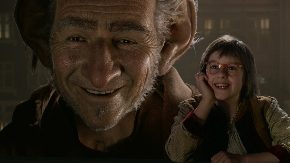    кадр из фильма «Большой и добрый великан»