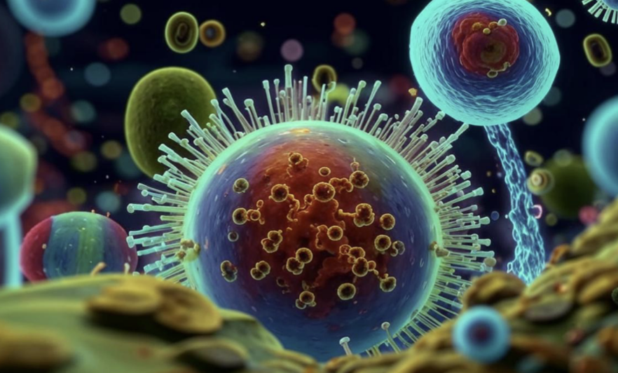 Визуализация бактерий в микро мире