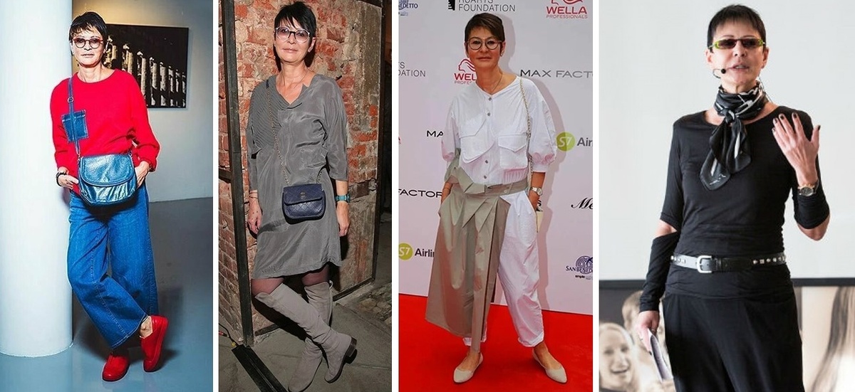 Если у вас схожий типаж - можно брать пример со стильной Ирины Хакамады