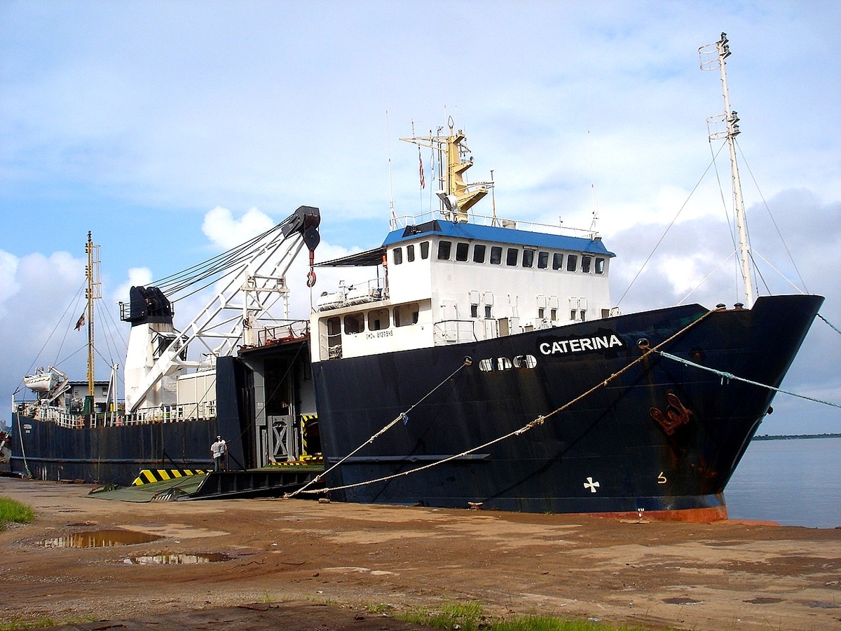 "Катерина" в порту Гринвилля. Фото из архива автора