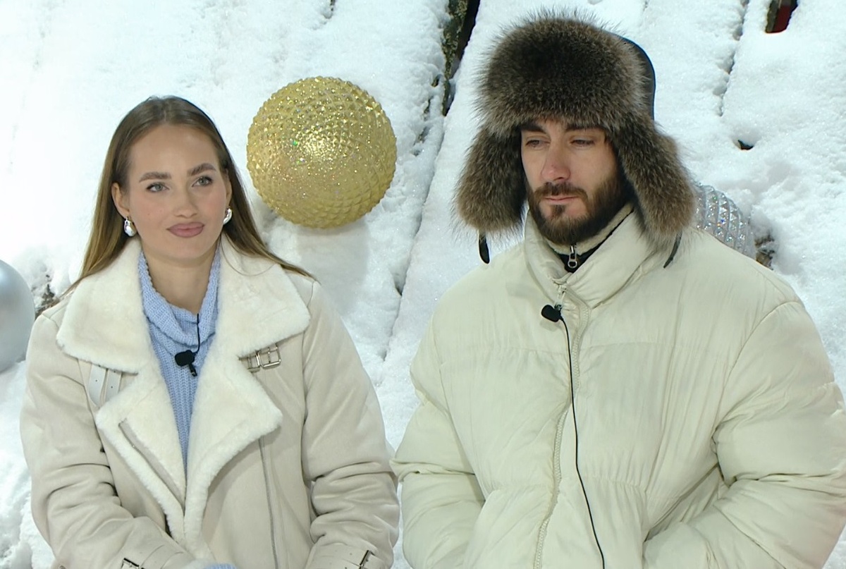 Тигран и Вика Салибековы (фото из эфира на «Okko»)