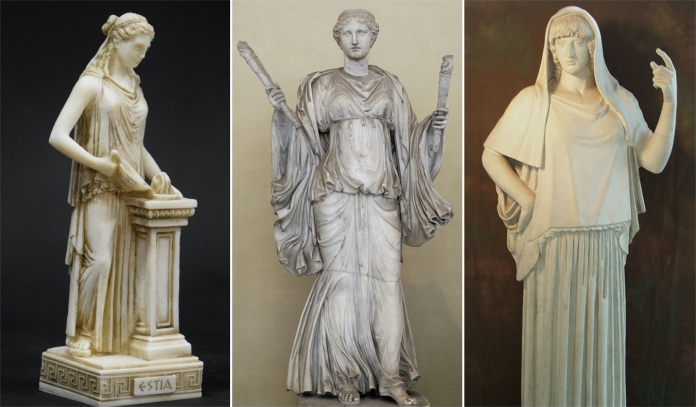 скульптуры богини Весты