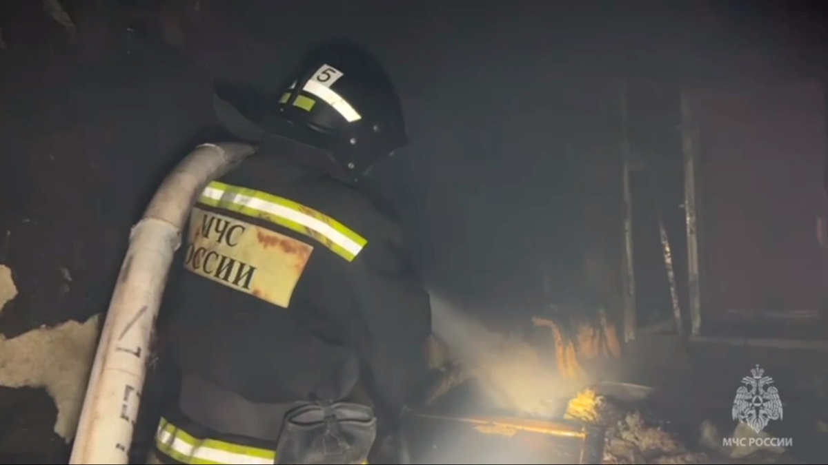    Пожар на улице Цюрупы в Курске: двое погибших