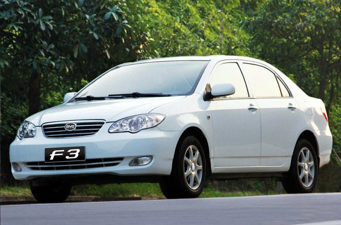 Так в 2011 году выглядела модель BYD-F3 (фото взято из открытого источника в сети Интернет)