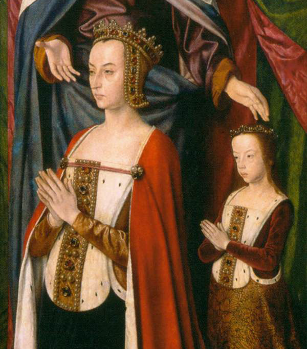 Портрет Сюзанны де Бурбон (справа)