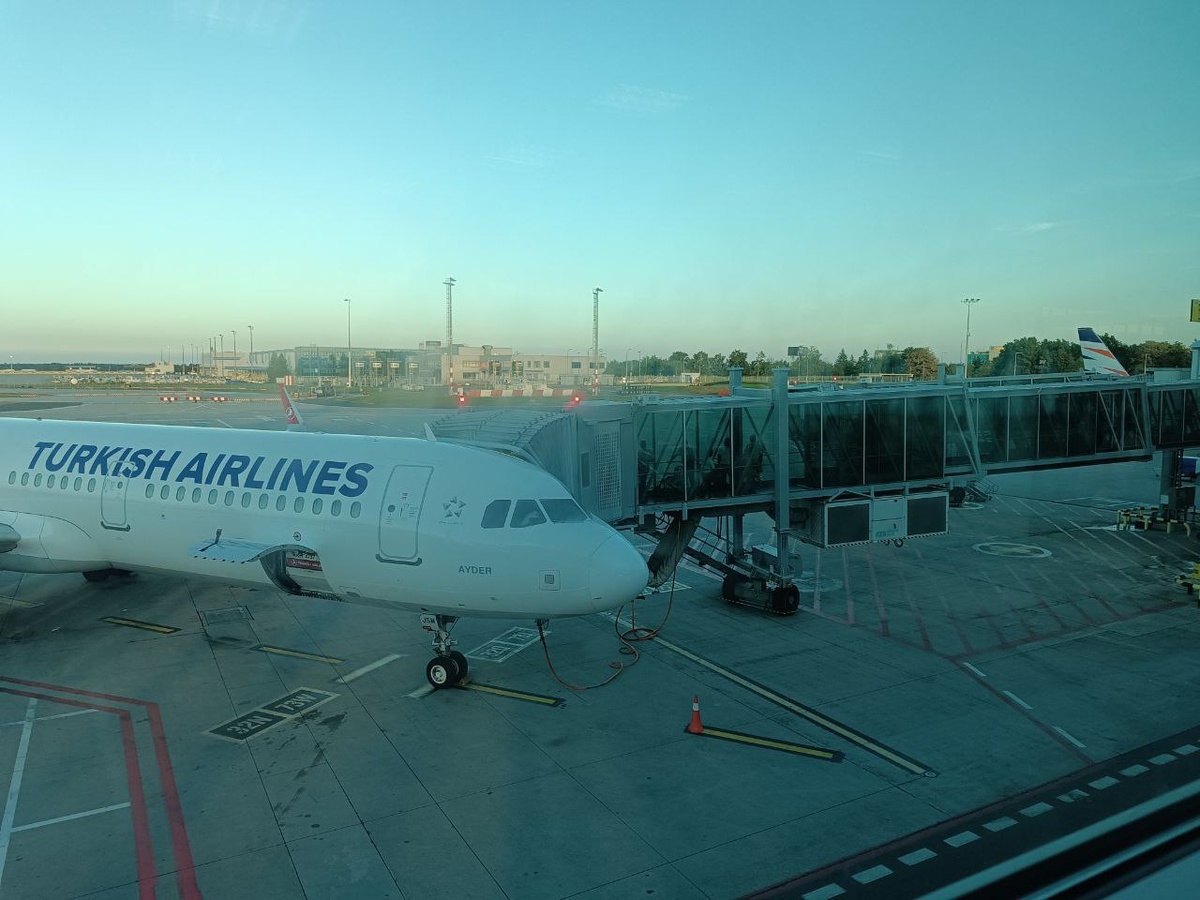 В Праге в аэропорту