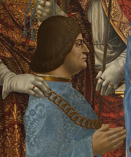 Лодовико Мария Сфорца («Мавр») (27 июля 1452, Виджевано — 27 мая 1508, Лош) — герцог Бари, регент, а затем (с 1494 года) герцог Милана из династии Сфорца, ренессансный деятель
