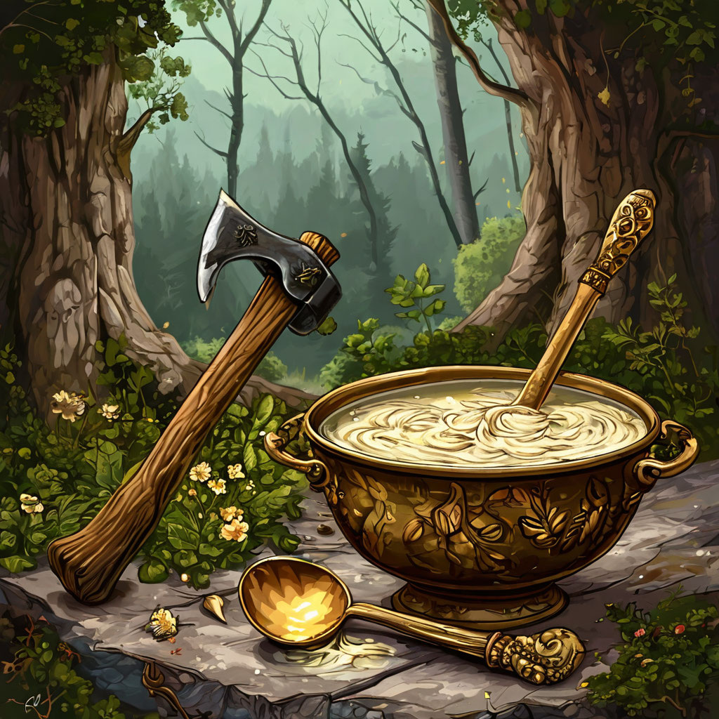 "Сказка каша из топора: новая версия"