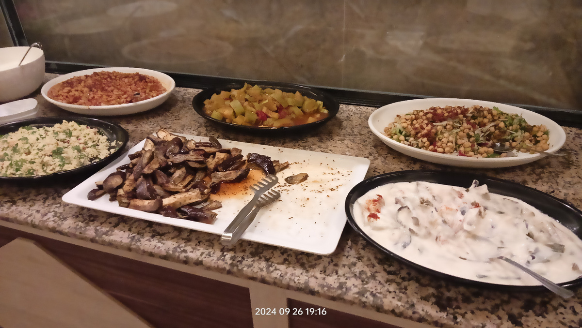 Ужин в отеле. 