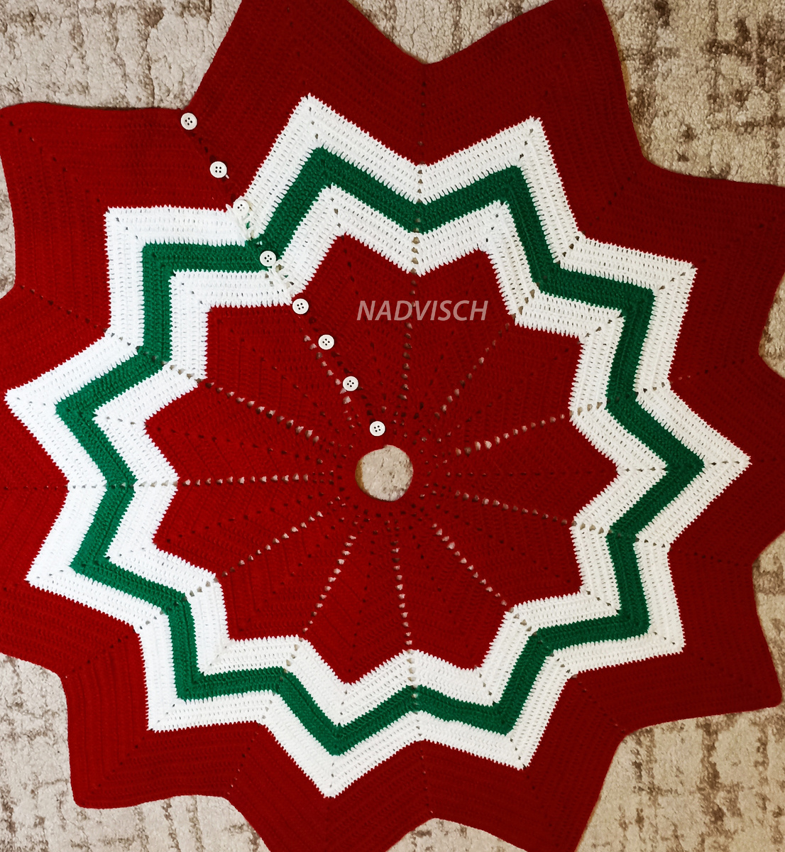 Юбочка/ковер под елочку