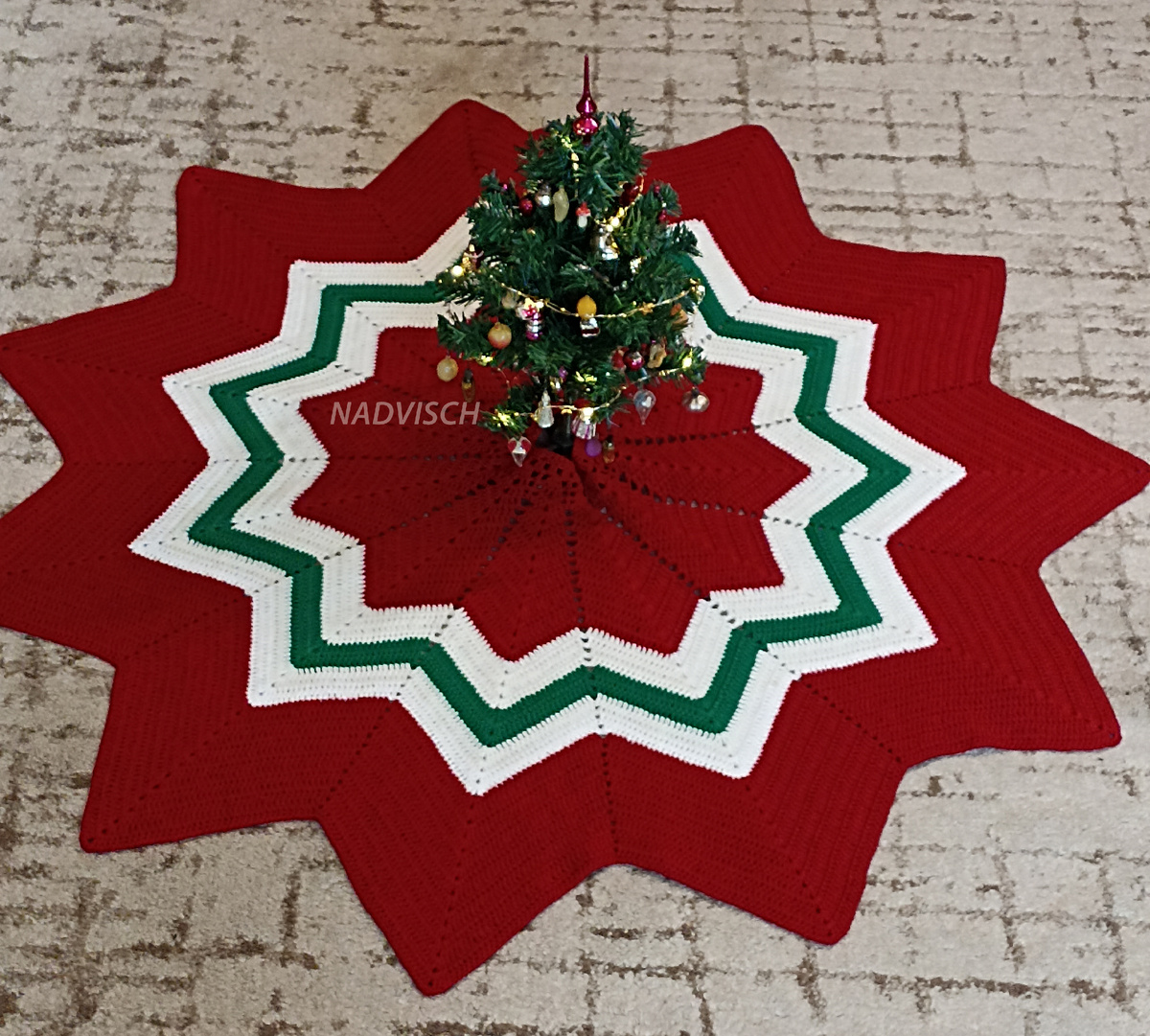 Юбочка/ковер под елочку