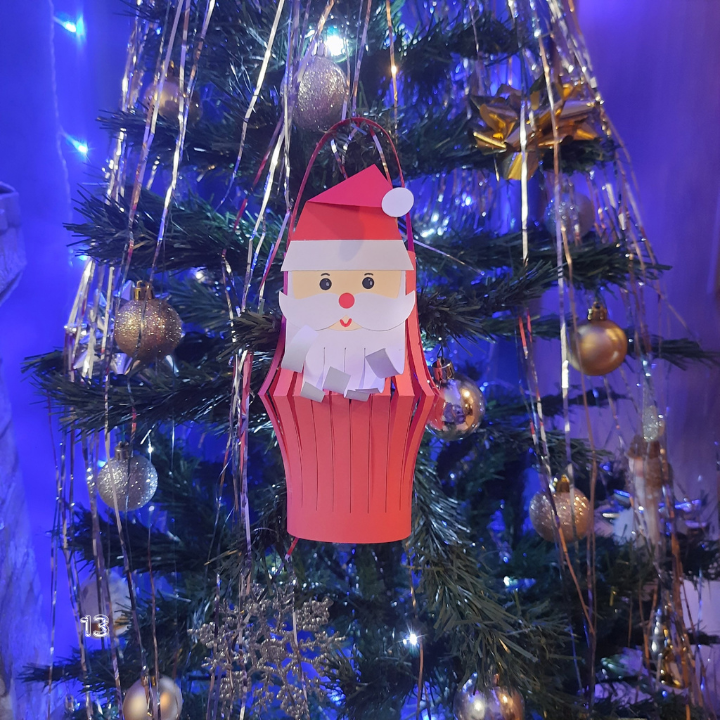 Дед мороз фонарик