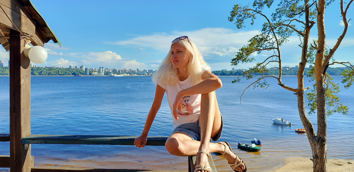 Автор в отпуске Заволжье июль 2024