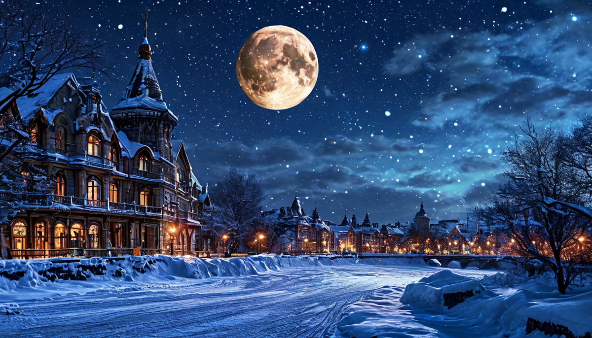 Мистическое декабрьское Полнолуние