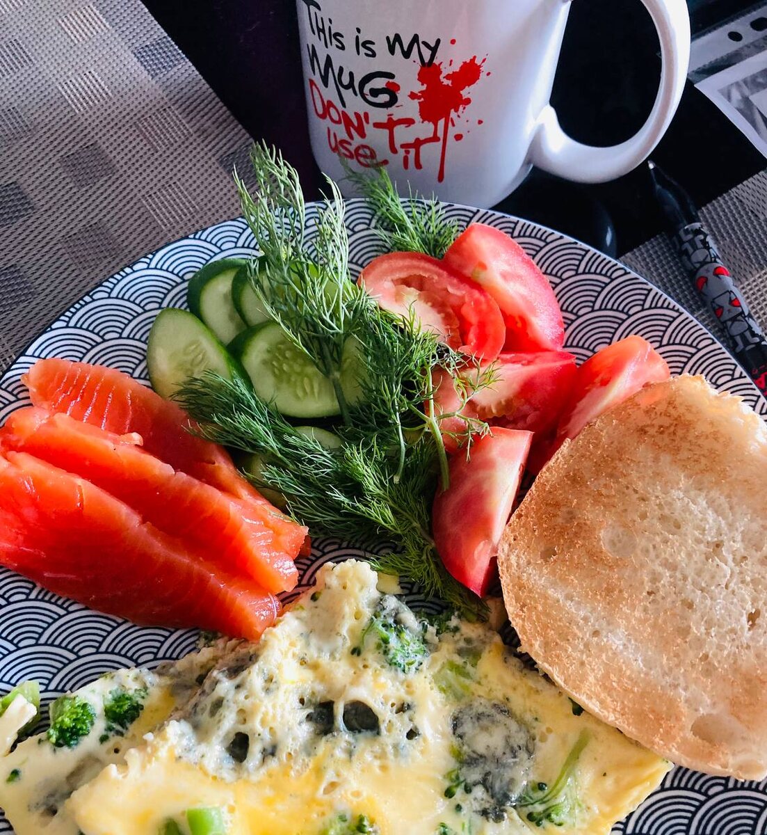 Мой стандартный завтрак. Фото автора