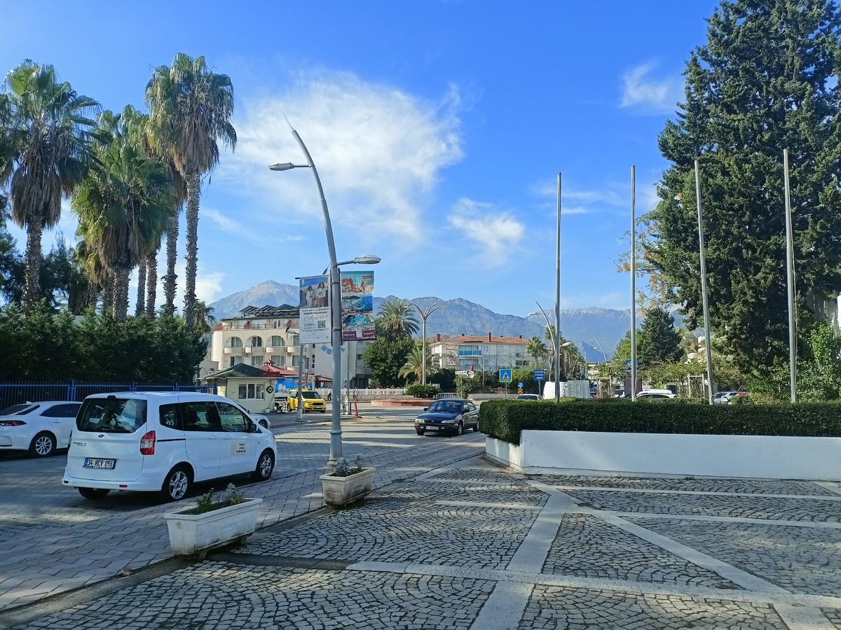 Общий вид около порта